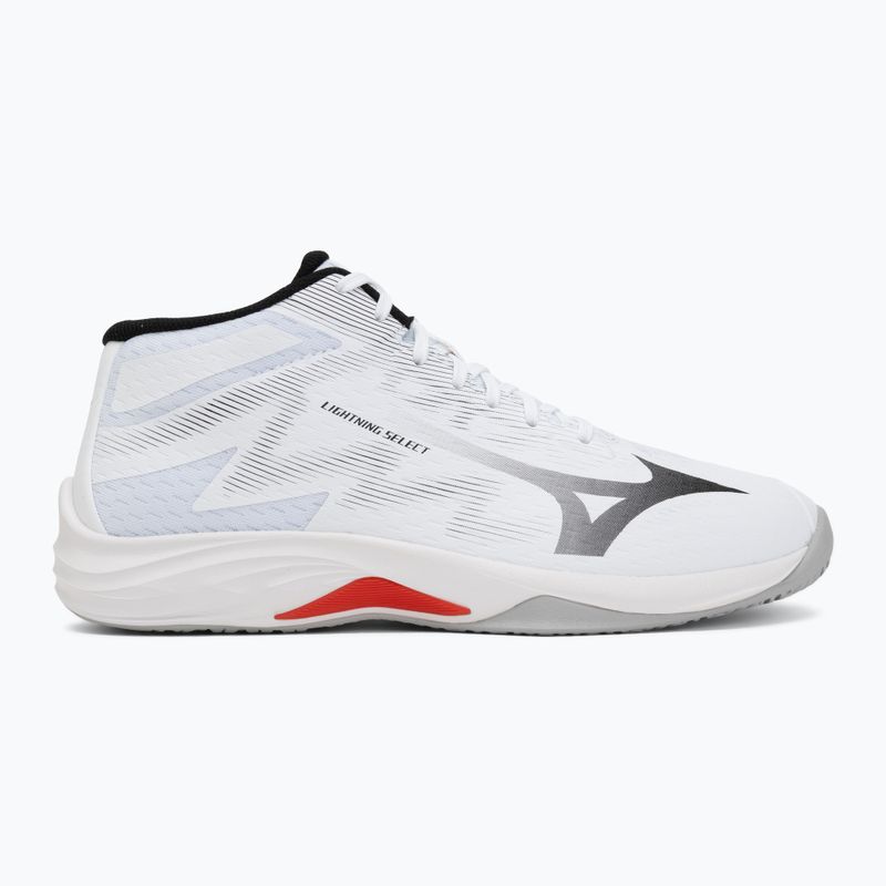 Волейболни обувки Mizuno Lightning Select Mid white/black/fiery red 2