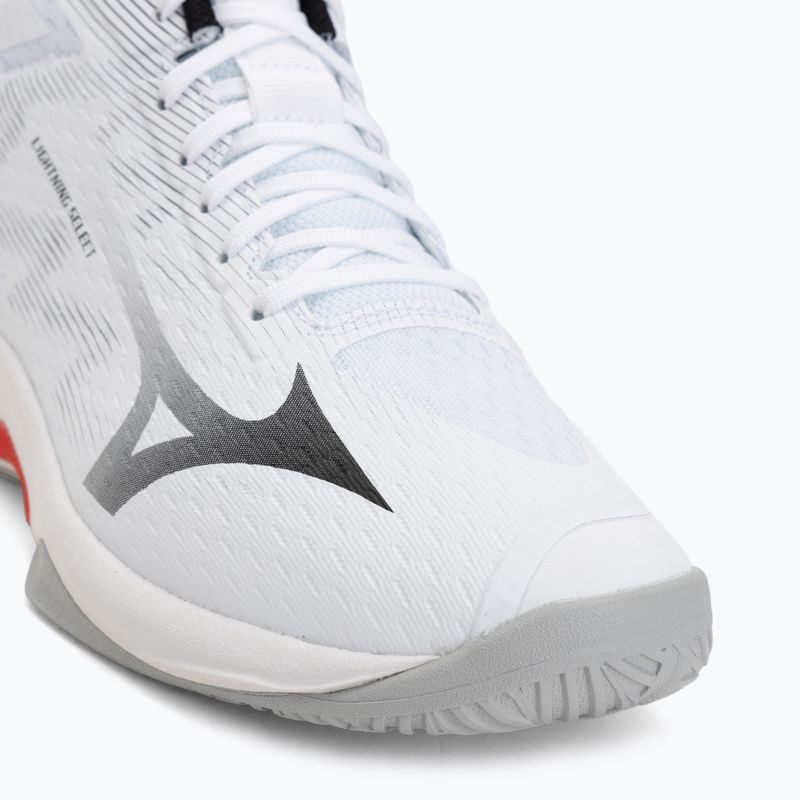 Волейболни обувки Mizuno Lightning Select Mid white/black/fiery red 7