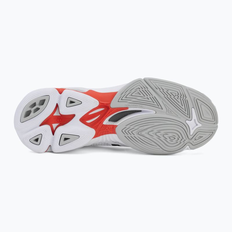 Волейболни обувки Mizuno Wave Lightning Pro Mid white/black/fiery red 4