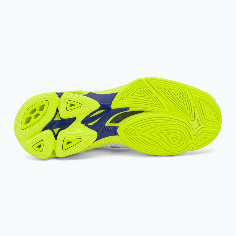 Волейболни обувки Mizuno Wave Lightning Pro white/lighting yellow/dazzling blue 4