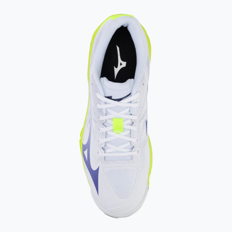 Волейболни обувки Mizuno Wave Lightning Pro white/lighting yellow/dazzling blue 5