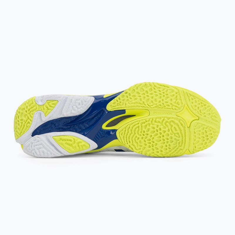 Волейболни обувки Mizuno Wave Lightning Elite Mid white/lighting yellow/dazzling blue 4