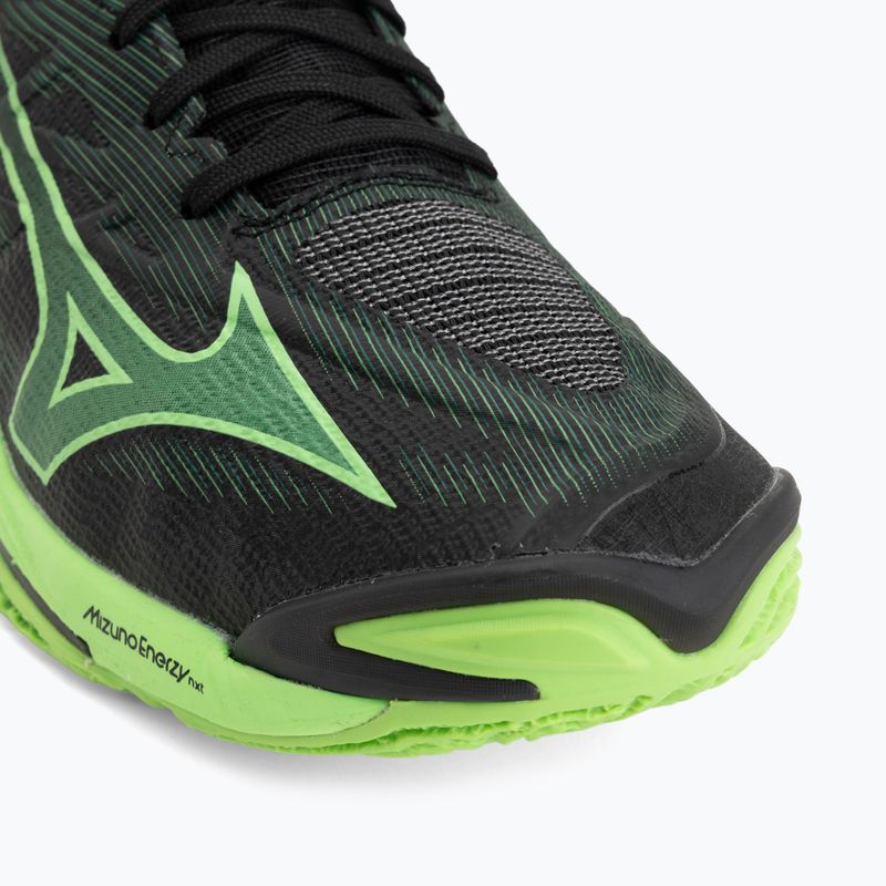 Обувки за волейбол Mizuno Wave Lightning Elite Mid black/glowing apple/mandarin orange 7