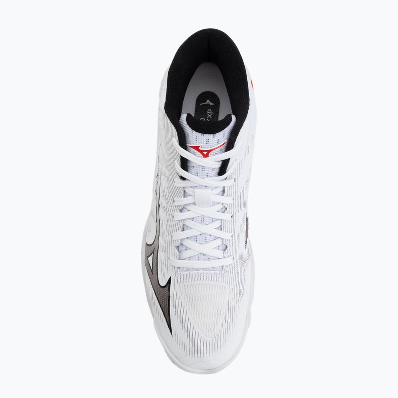 Волейболни обувки Mizuno Wave Lightning Elite Mid white/black/fiery red 5