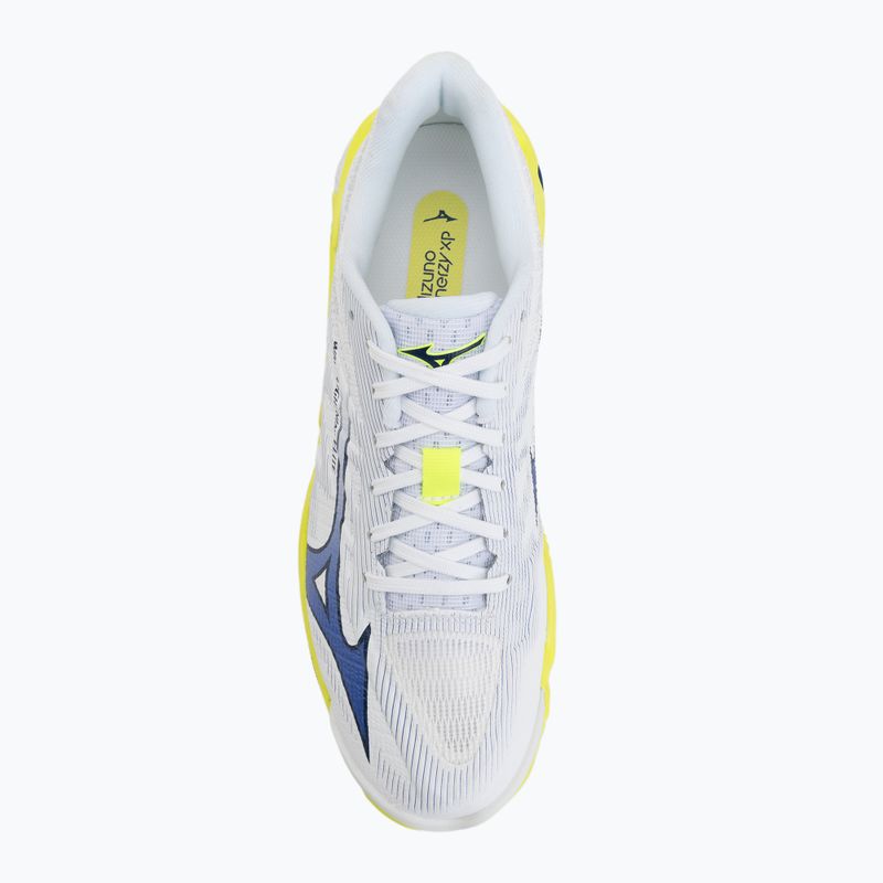 Волейболни обувки Mizuno Wave Lightning Elite white/lighting yellow/dazzling blue 5