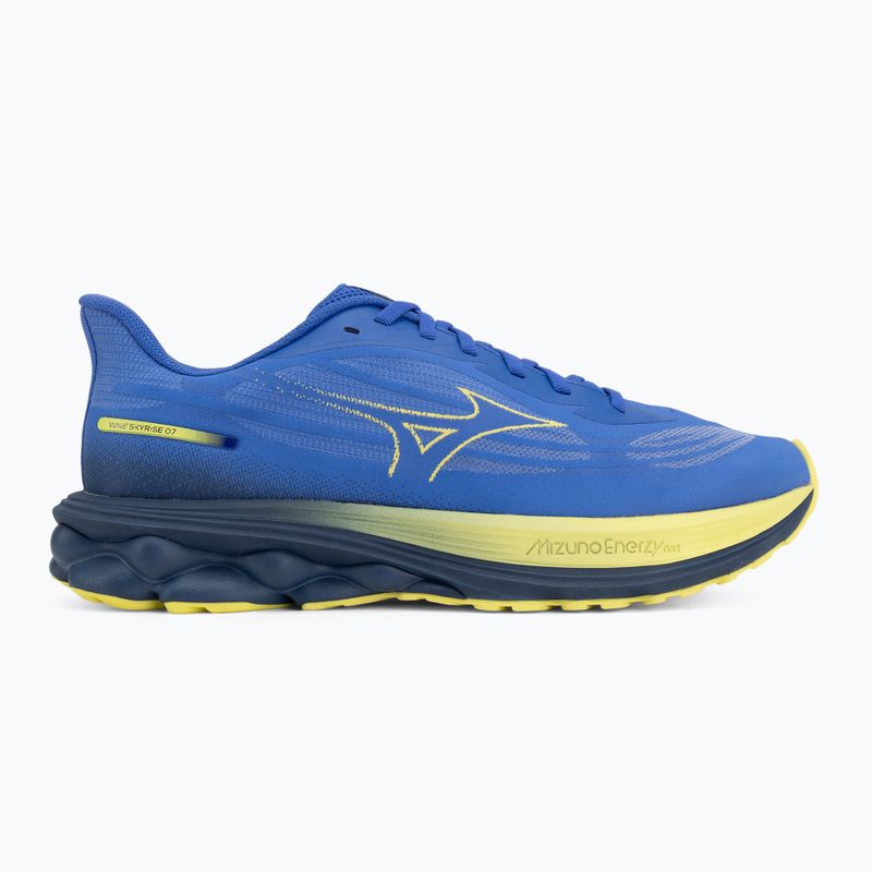 Мъжки обувки за бягане Mizuno Wave Skyrise 7 dazzling blue/fortune yellow/estate blue 2