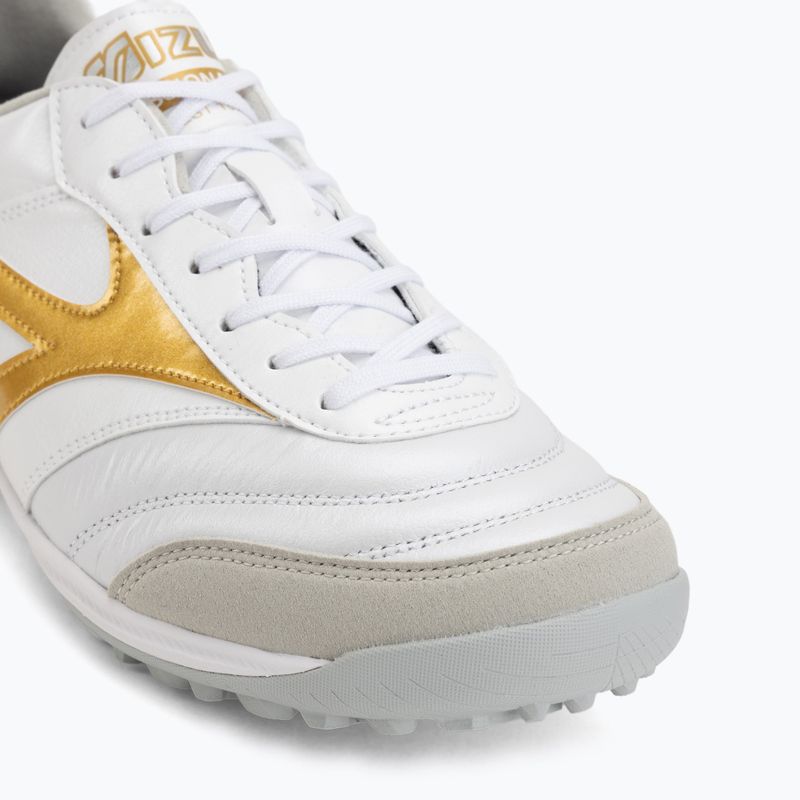Футболни обувки Mizuno Morelia Sala Elite TF white/football gold/galaxy silver 7