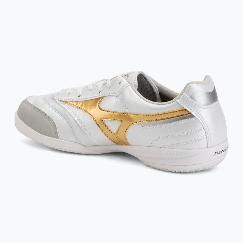 Футболни обувки Mizuno Morelia Sala Pro IN white/football gold/galaxy sil 3
