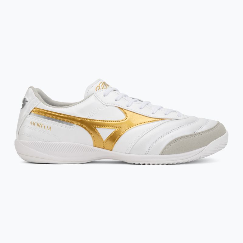 Футболни обувки Mizuno Morelia Sala Elite IN white/football gold/galaxy sil 2