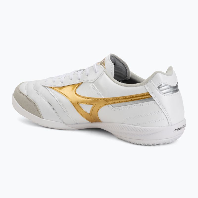 Футболни обувки Mizuno Morelia Sala Elite IN white/football gold/galaxy sil 3