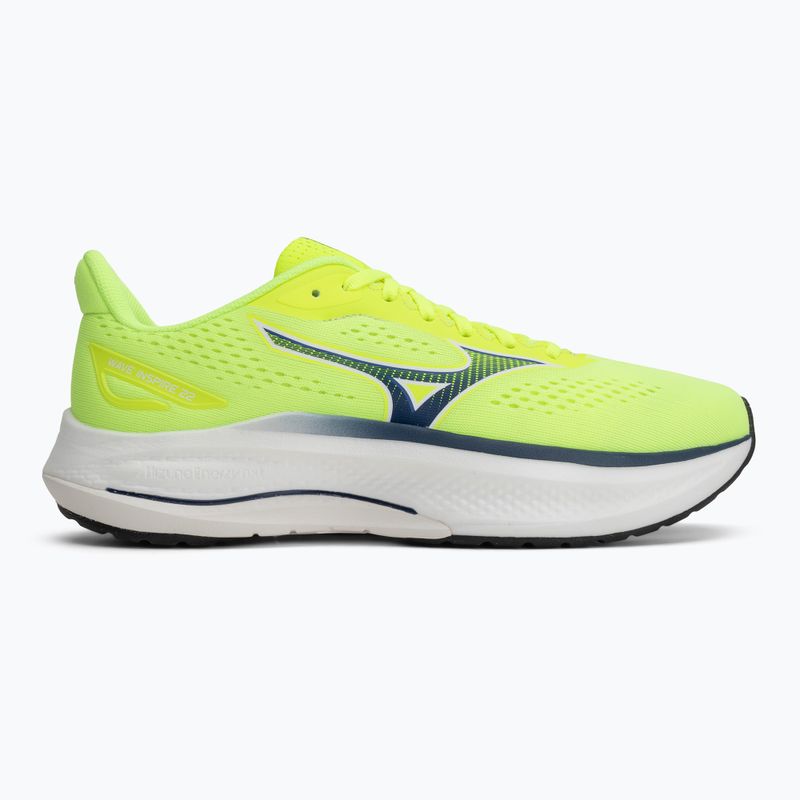 Мъжки обувки за бягане Mizuno Wave Inspire 22 lightning yellow/dazzling blue 2