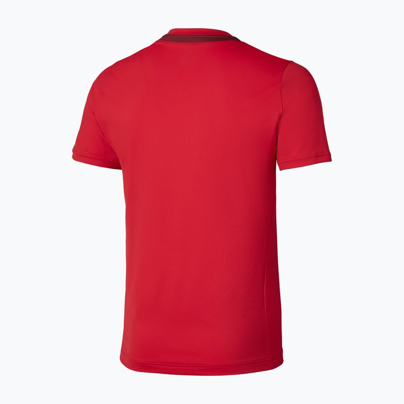 Мъжка фланелка за тенис Mizuno 62GAA001 Tee fiery red 2