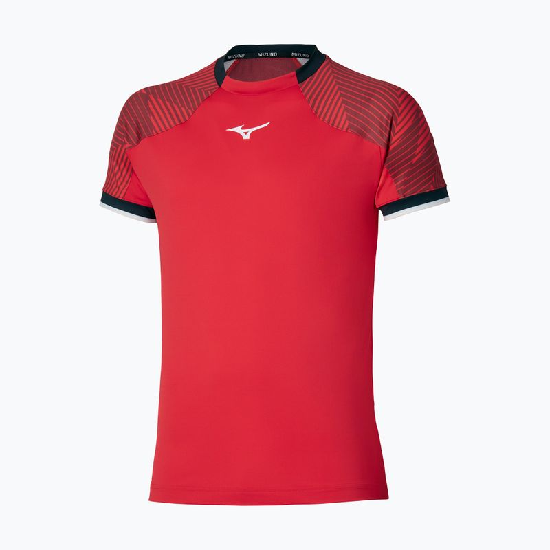 Мъжка тениска Mizuno Stargazer Shadow Tee fiery red 3