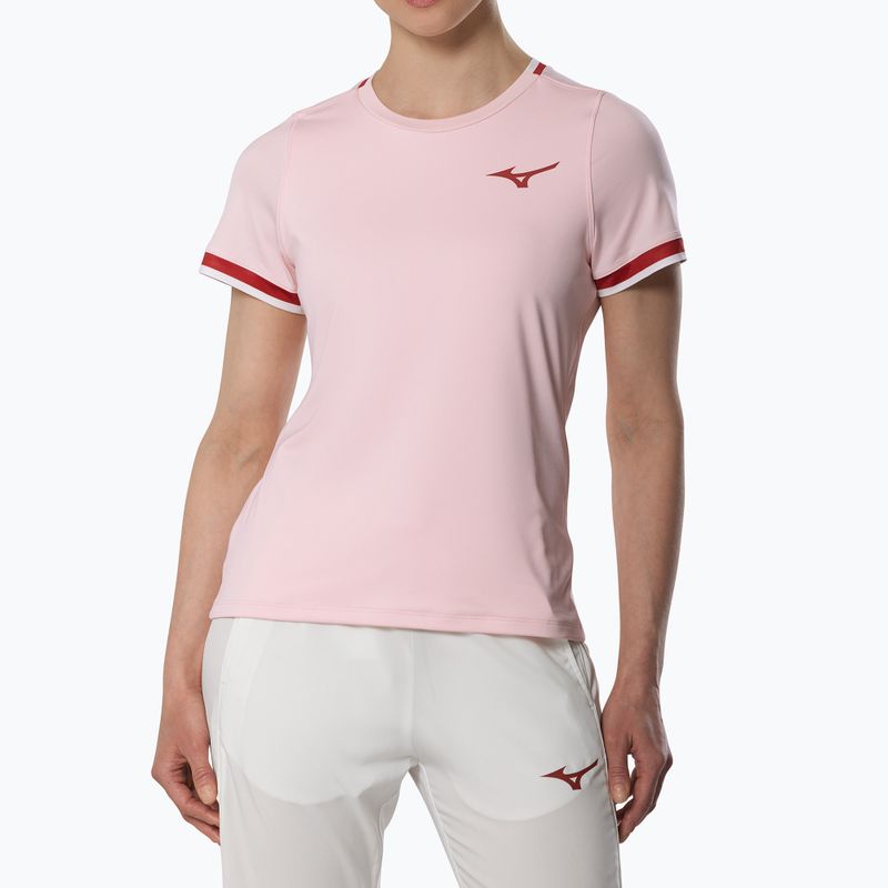 Дамска фланелка за тенис Mizuno Stargazer Tee pinkesque