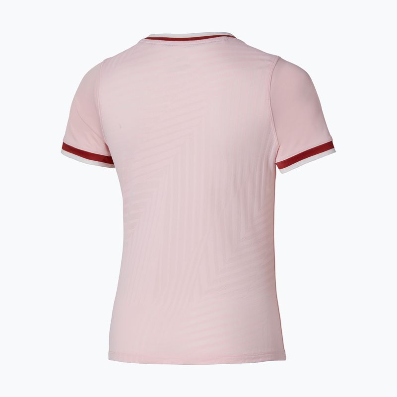 Дамска фланелка за тенис Mizuno Stargazer Tee pinkesque 4