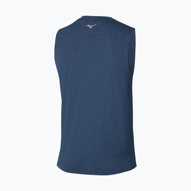 Мъжка тениска за бягане Mizuno Impulse Core Sleeveless estate blue 2