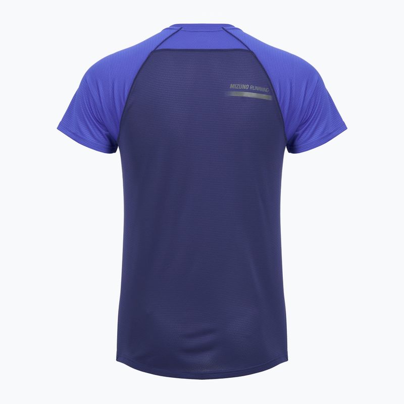 Мъжка тениска за бягане Mizuno Active DryAeroFlow Tee dazzling blue 2
