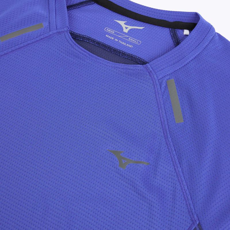 Мъжка тениска за бягане Mizuno Active DryAeroFlow Tee dazzling blue 3