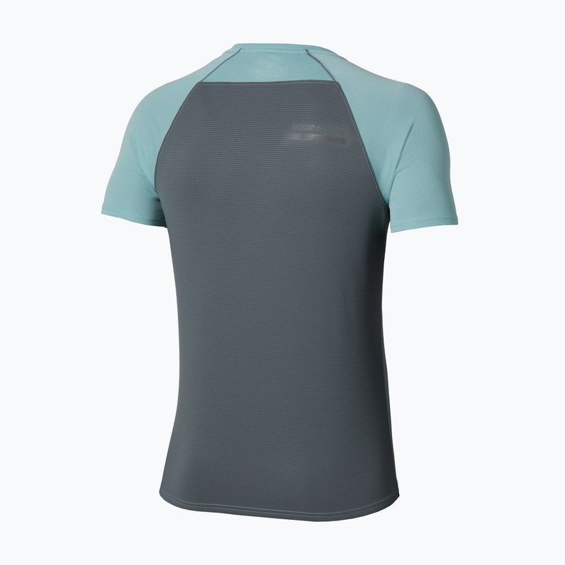 Мъжка тениска за бягане Mizuno Active DryAeroFlow Tee aquifer 2