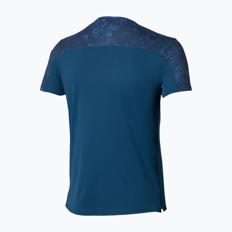Мъжка тениска за бягане Mizuno Active DryAeroFlow Graphic estate blue 3