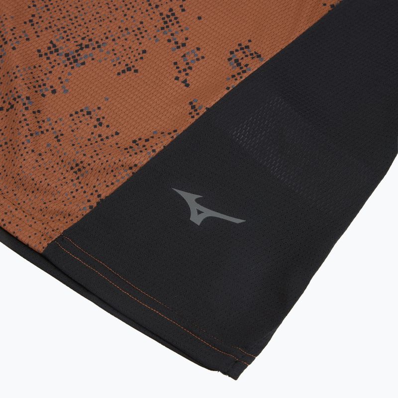 Мъжка тениска за бягане Mizuno Active DryAeroFlow Graphic copper brown 3