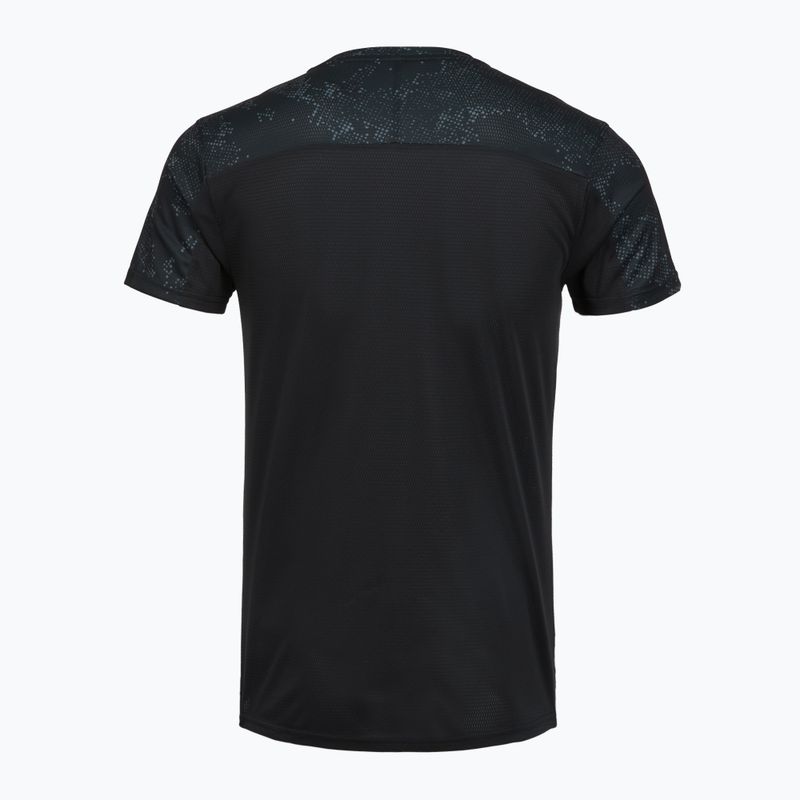 Мъжка тениска за бягане Mizuno Active DryAeroFlow Graphic black/gray 2
