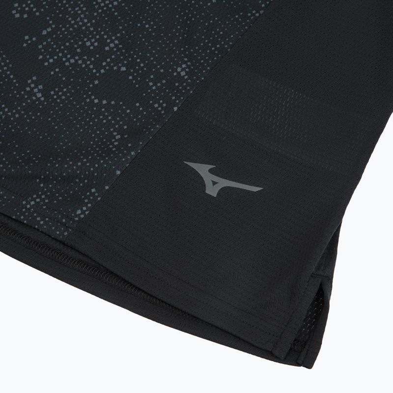 Мъжка тениска за бягане Mizuno Active DryAeroFlow Graphic black/gray 3