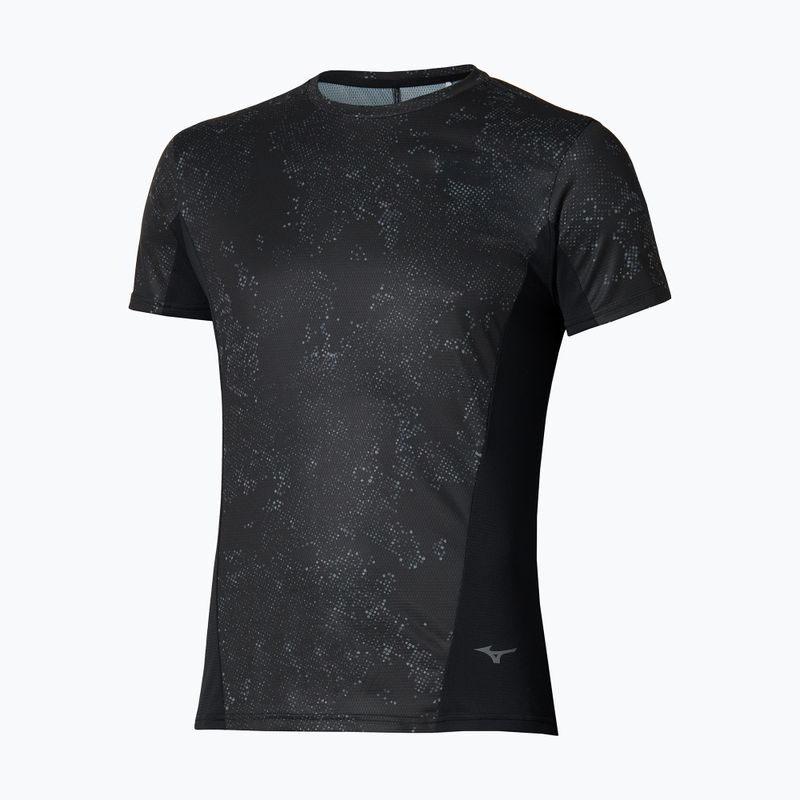 Мъжка тениска за бягане Mizuno Active DryAeroFlow Graphic black/gray