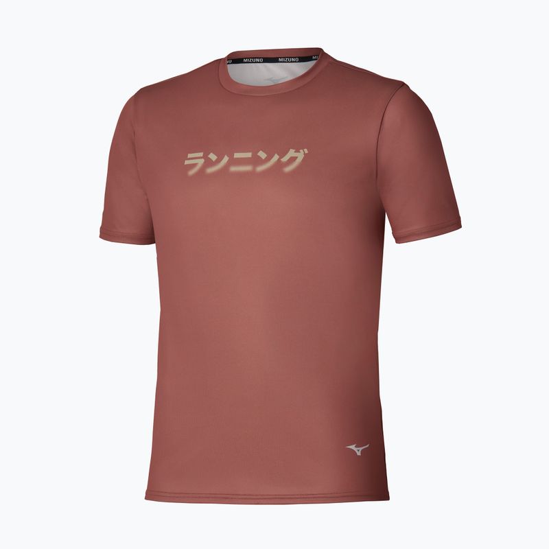 Мъжка тениска за бягане Mizuno Core Graphic Tee copper brown 2