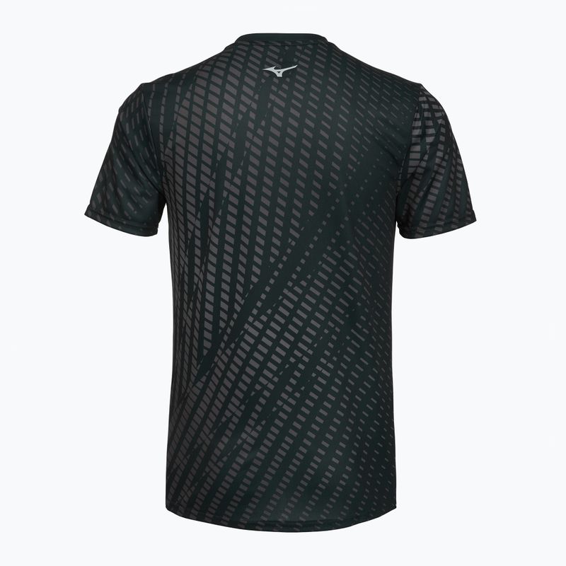 Мъжка тениска за бягане Mizuno Core Graphic Tee black/grey 2