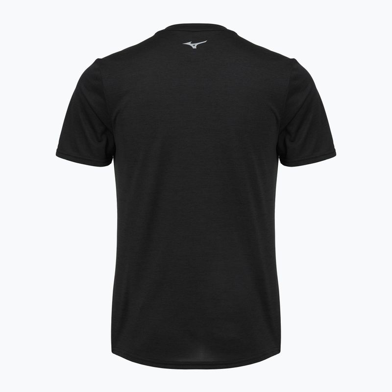 Мъжка тениска за бягане Mizuno Core Run Short Sleeve Tee black 2