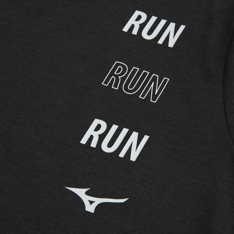 Мъжка тениска за бягане Mizuno Core Run Short Sleeve Tee black 3