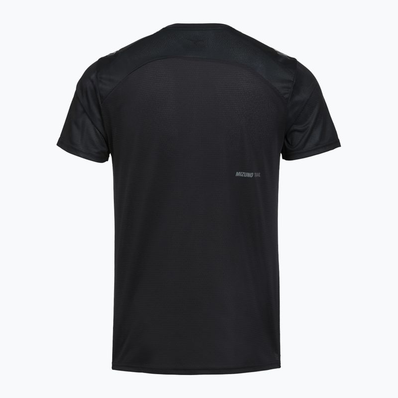 Мъжка тениска за бягане Mizuno Trail Graphic Tee black 2