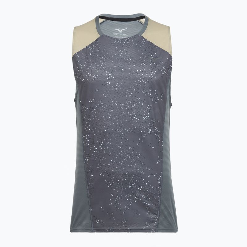 Мъжка тениска за бягане Mizuno Active DryAeroFlow Graphic Tank Top lava smoke