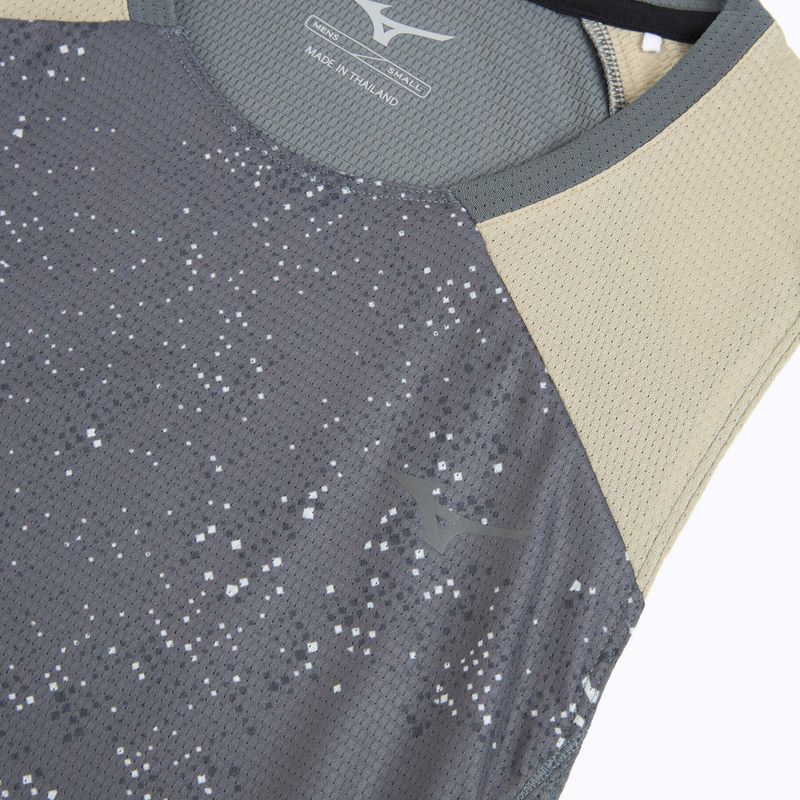 Мъжка тениска за бягане Mizuno Active DryAeroFlow Graphic Tank Top lava smoke 3