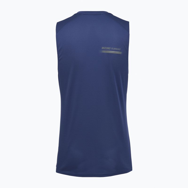 Мъжка тениска за бягане Mizuno Active DryAeroFlow Graphic Tank Top estate blue 2