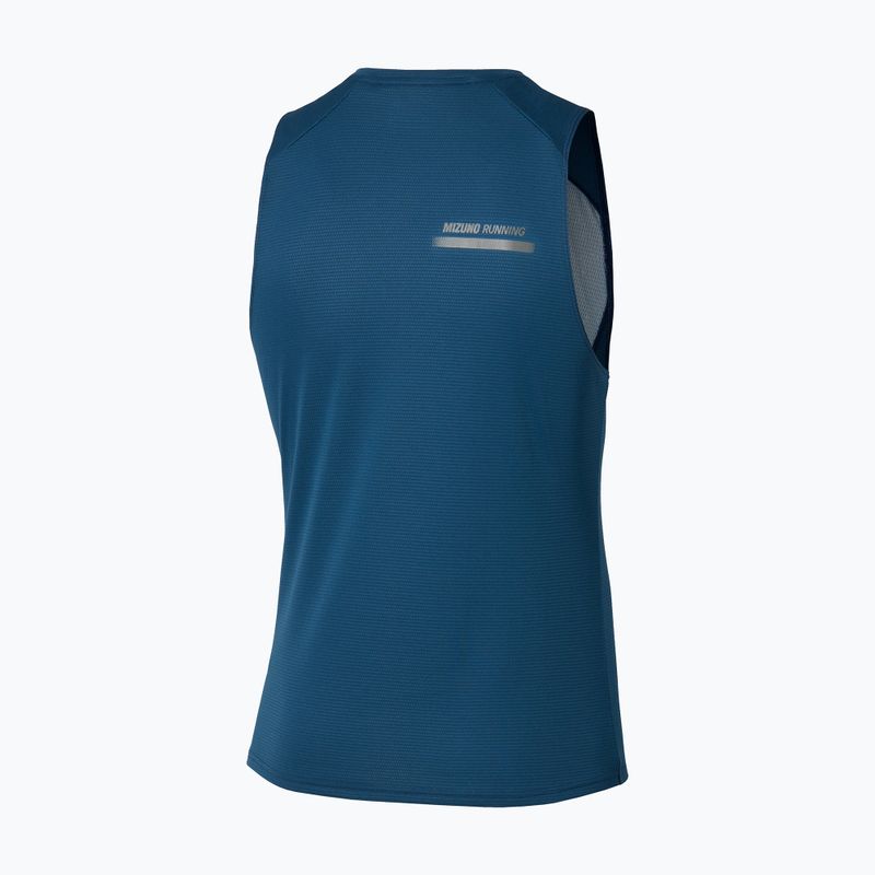 Мъжка тениска за бягане Mizuno Active DryAeroFlow Graphic Tank Top estate blue 2