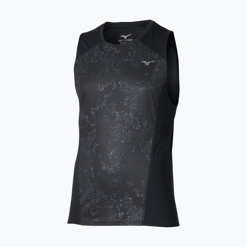 Мъжка тениска за бягане Mizuno Active DryAeroFlow Graphic Tank Top black/gray 2