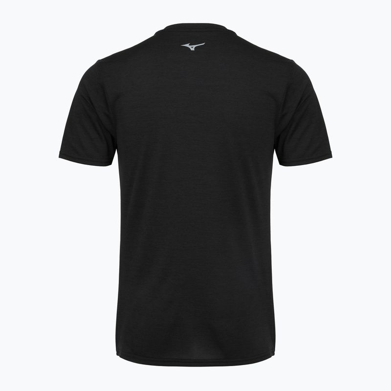 Мъжка тениска за бягане Mizuno Core Runbird Tee black 2