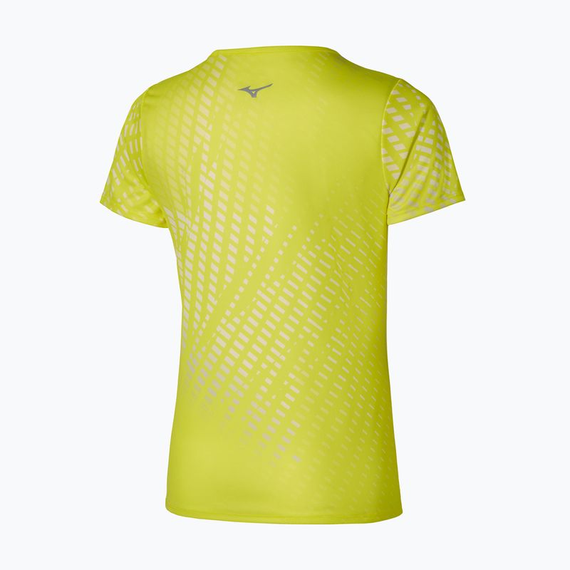 Дамска тениска за бягане Mizuno Core Graphic Tee lightning yellow 3