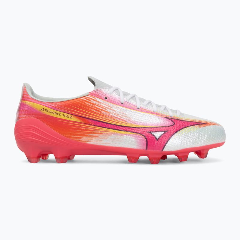 Футболни обувки Mizuno Alpha III Japan FG white/fuchsia purple 2