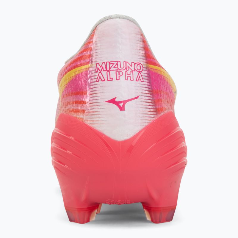 Футболни обувки Mizuno Alpha III Japan FG white/fuchsia purple 6