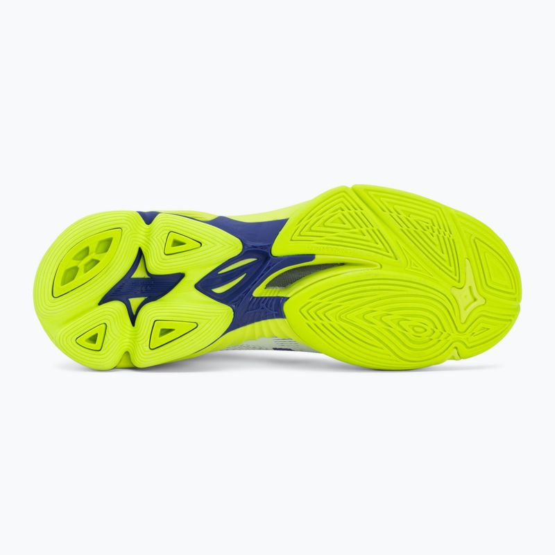 Волейболни обувки Mizuno Wave Lightning Pro Mid white/lighting yellow/dazzling blue 4