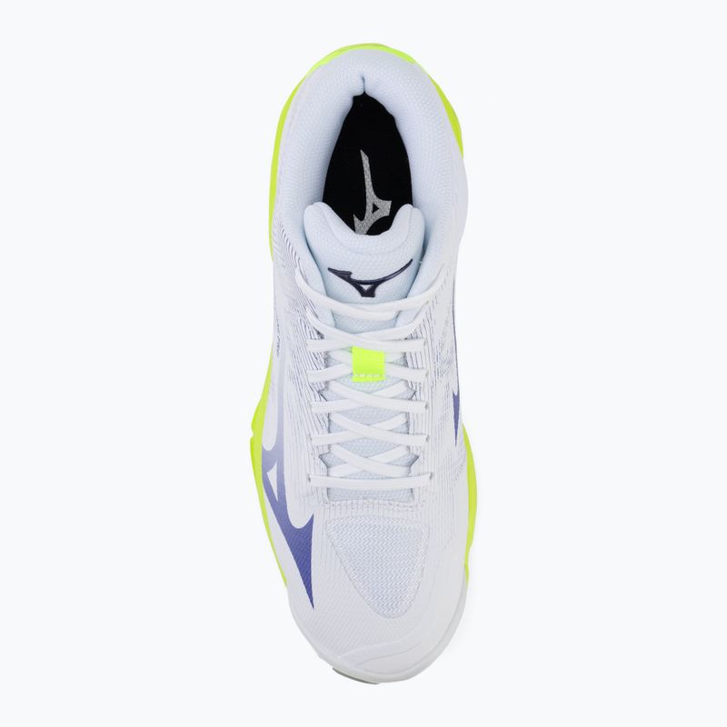 Волейболни обувки Mizuno Wave Lightning Pro Mid white/lighting yellow/dazzling blue 5