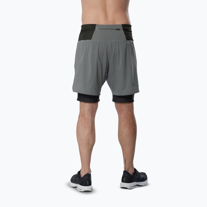 Мъжки шорти за бягане Mizuno Trail Multipocket 2in1 lava smoke 2