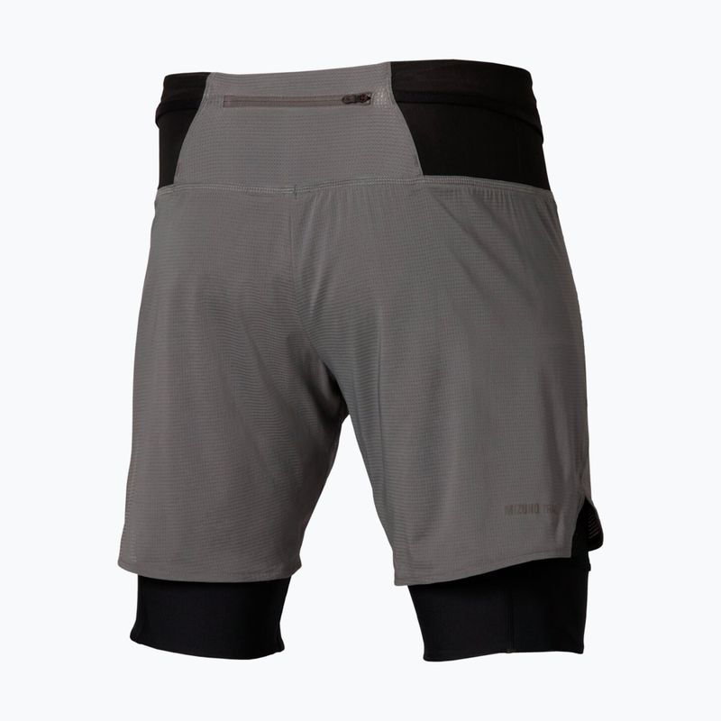 Мъжки шорти за бягане Mizuno Trail Multipocket 2in1 lava smoke 4