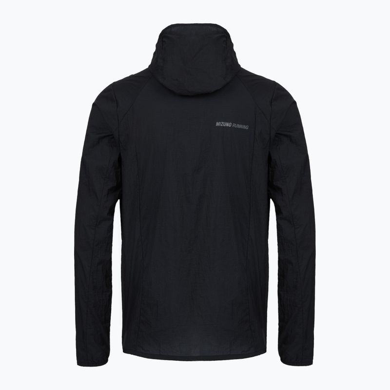 Мъжко яке за бягане Mizuno Tech Light Hooded black 2
