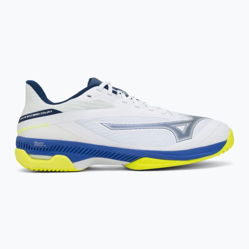 Тенис обувки Mizuno Wave Exceed Court AC white/dazzling blue/lightning 2