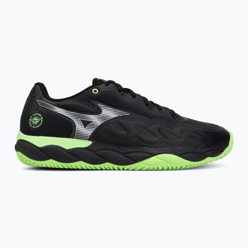 Обувки за падел Mizuno Wave Enforce Court black/foliage green/glowing ap 2