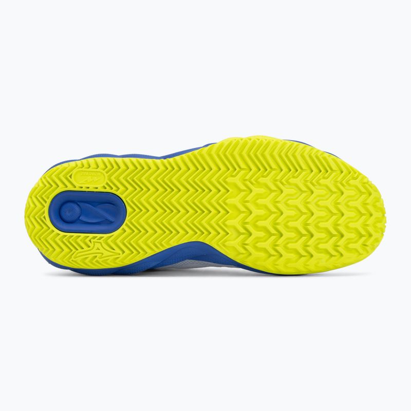 Мъжки тенис обувки Mizuno Wave Enforce Court CC white/dazzling blue/ lightning 4